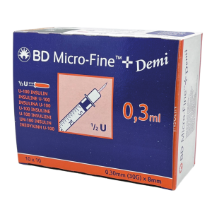 BD Micro-Fine 0,3mlx8mm