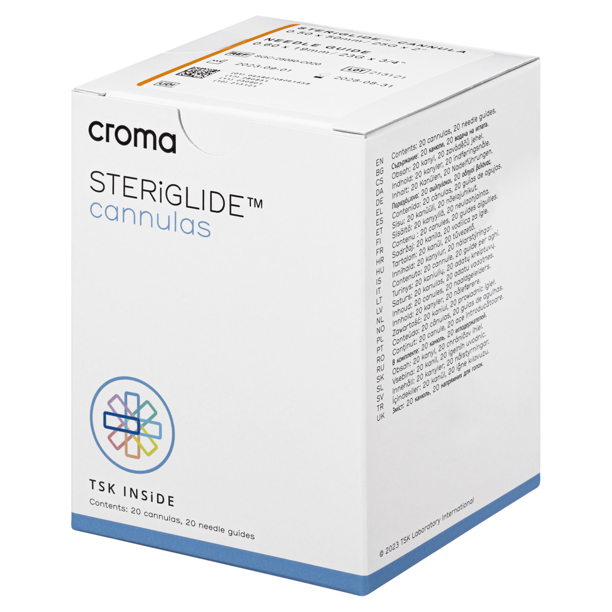 Croma TSK Steriglide Kanülen 25G X 50mm