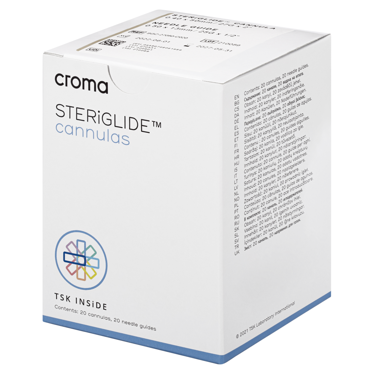 Croma TSK Steriglide Kanülen 27G X 50mm