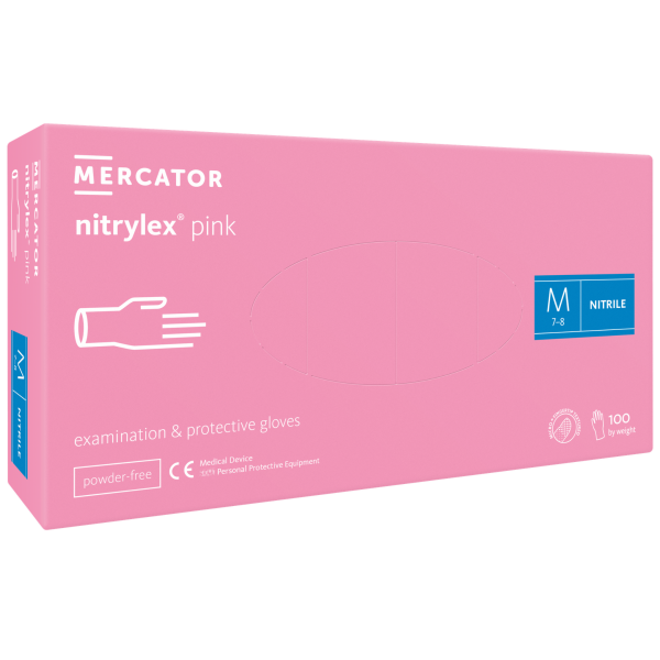 Nitrylex Nitrilhandschuhe M Pink