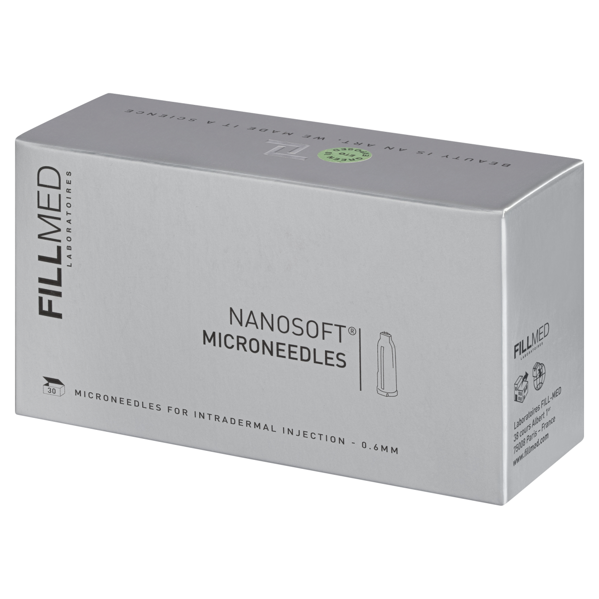 Fillmed Nanosoft Microneedles 0,6mm